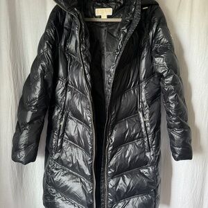 Michael Kors goose down feather coat Large